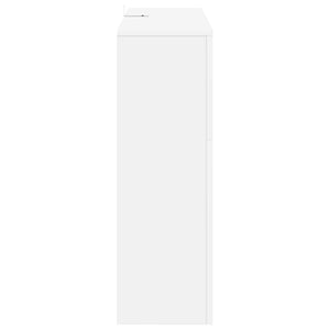 Ηλεκτρικό τζάκι Λευκό 75 x 24,5 x 75 cm Επεξεργασμένο ξύλο