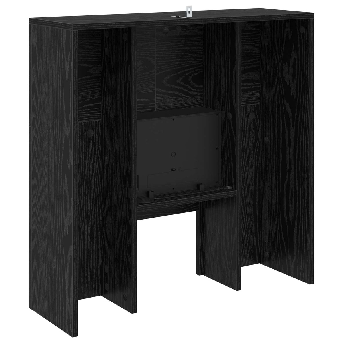 Ηλεκτρικό τζάκι Μαύρη Δρυς 75 x 24,5 x 75 cm Επεξεργασμένο ξύλο - Pakobazaar