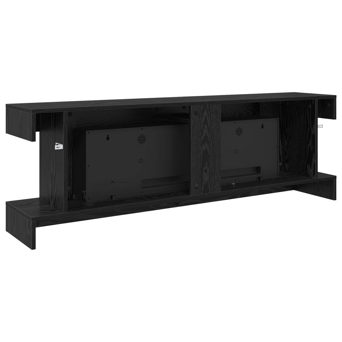 Ηλεκτρικό τζάκι Μαύρη Δρυς 150 x 30 x 50 cm Επεξεργασμένο ξύλο - Pakobazaar