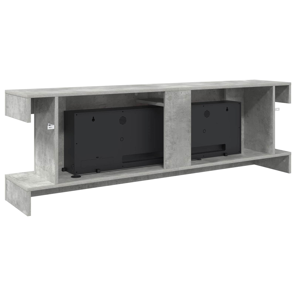 Ηλεκτρικό τζάκι Σκυρόδεμα 150 x 30 x 50 cm Επεξεργασμένο ξύλο - Pakobazaar