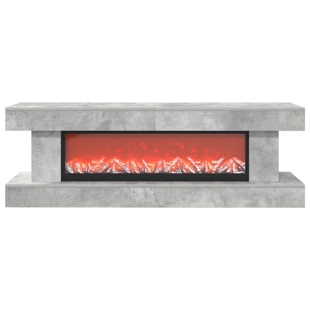 Ηλεκτρικό τζάκι Σκυρόδεμα 150 x 30 x 50 cm Επεξεργασμένο ξύλο - Pakobazaar