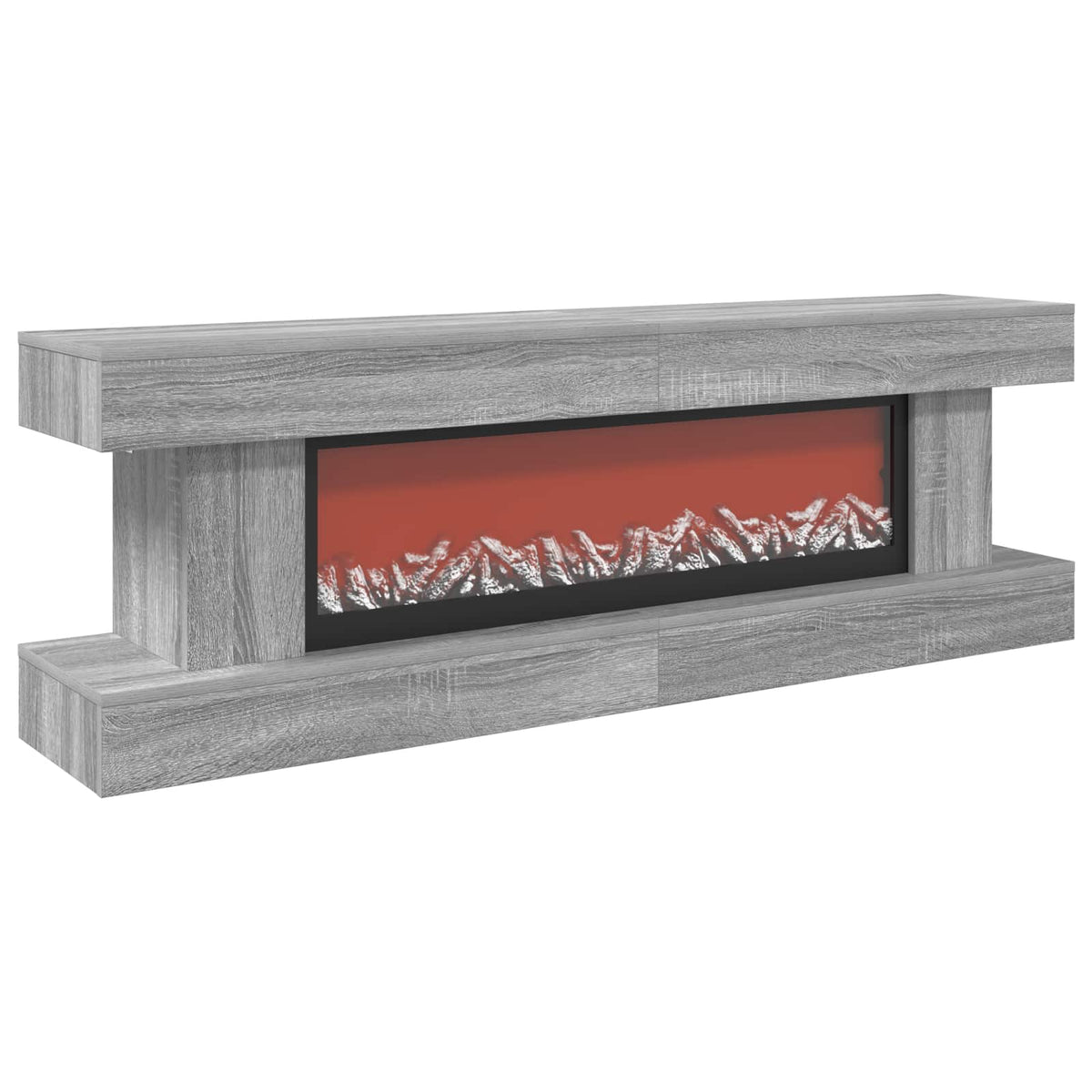 Ηλεκτρικό τζάκι Γκρι Sonoma 150 x 30 x 50 cm Επεξεργασμένο ξύλο - Pakobazaar