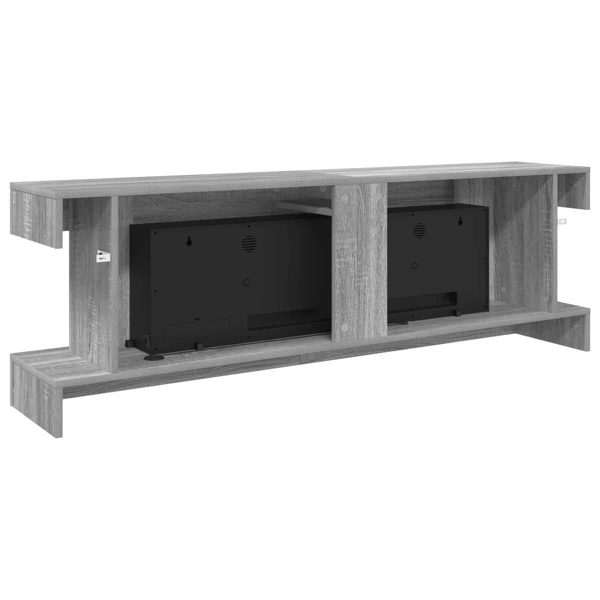 Ηλεκτρικό τζάκι Γκρι Sonoma 150 x 30 x 50 cm Επεξεργασμένο ξύλο - Pakobazaar