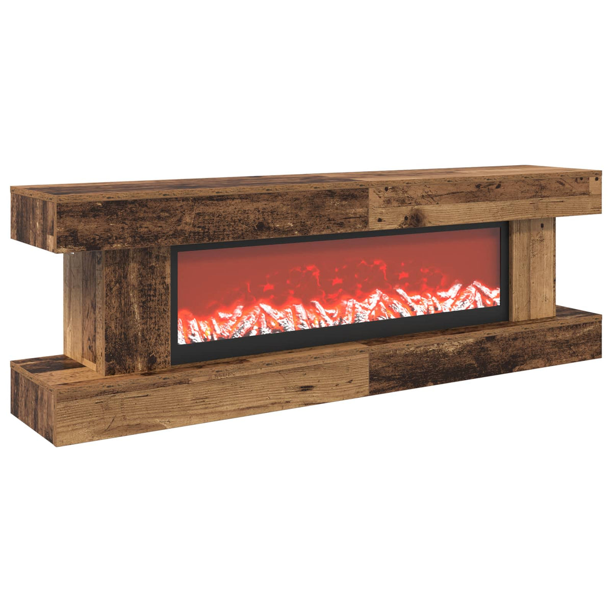 Ηλεκτρικό τζάκι Παλαιωμένο ξύλο 150 x 30 x 50 cm - Pakobazaar