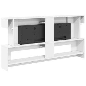 Ηλεκτρικό τζάκι Λευκό 150 x 21 x 77 cm Επεξεργασμένο ξύλο - Pakobazaar