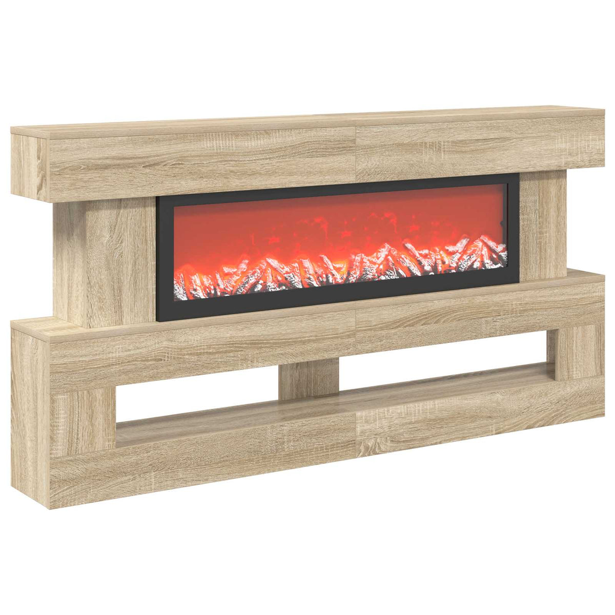 Ηλεκτρικό τζάκι Sonoma 150 x 21 x 77 cm Επεξεργασμένο ξύλο - Pakobazaar