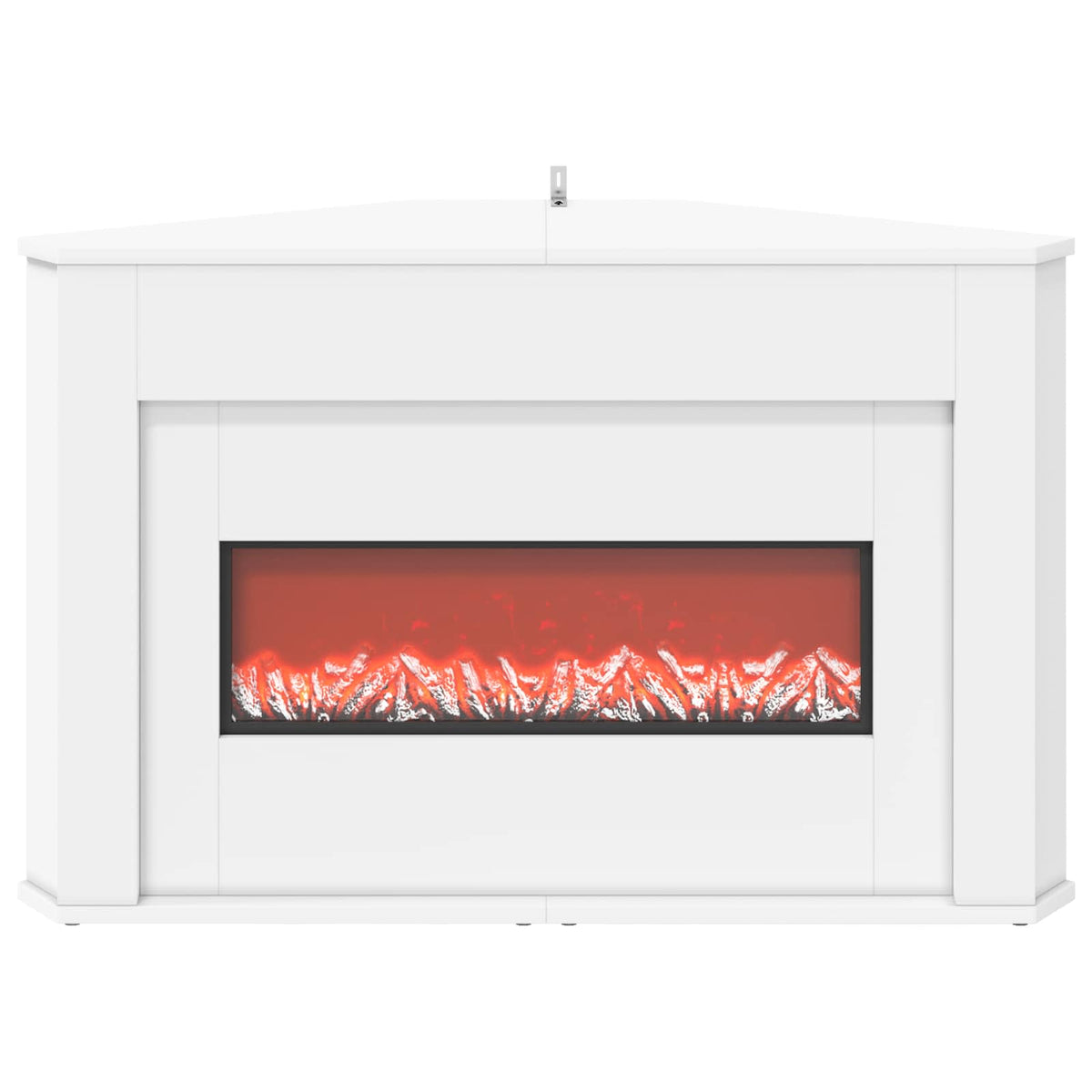 Τζάκι με ταινία LED Λευκό 95 x 42,5 x 60 cm Επεξεργασμένο ξύλο - Pakobazaar