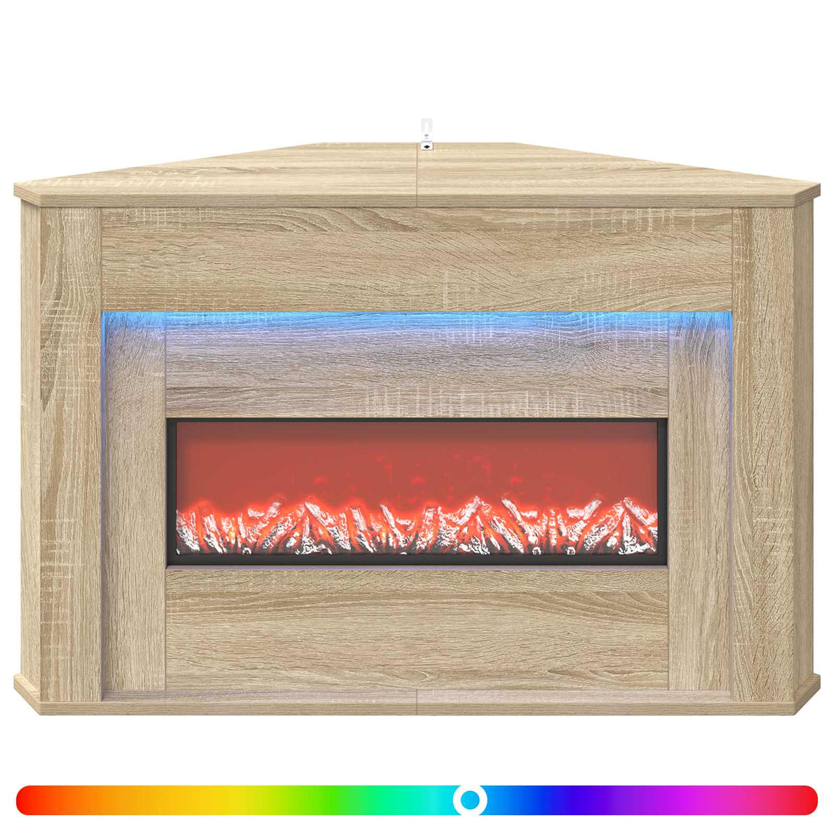 Τζάκι με ταινία LED Sonoma 95 x 42,5 x 60 cm Επεξεργασμένο ξύλο