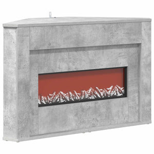 Τζάκι με ταινία LED Σκυρόδεμα 95 x 42,5 x 60 cm - Pakobazaar