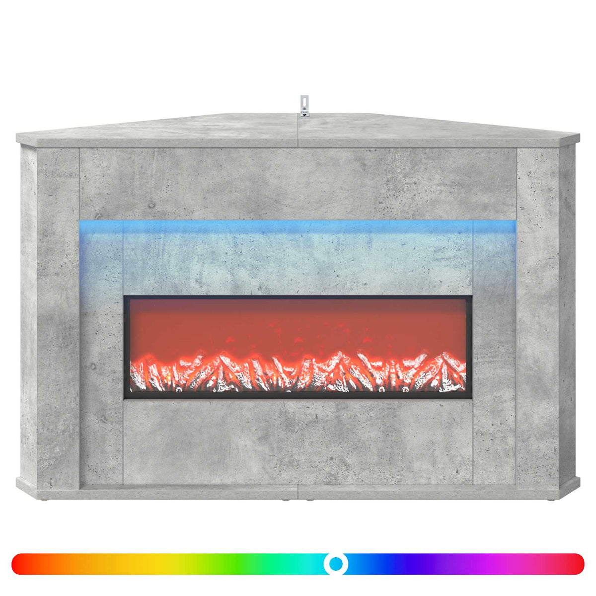 Τζάκι με ταινία LED Σκυρόδεμα 95 x 42,5 x 60 cm - Pakobazaar