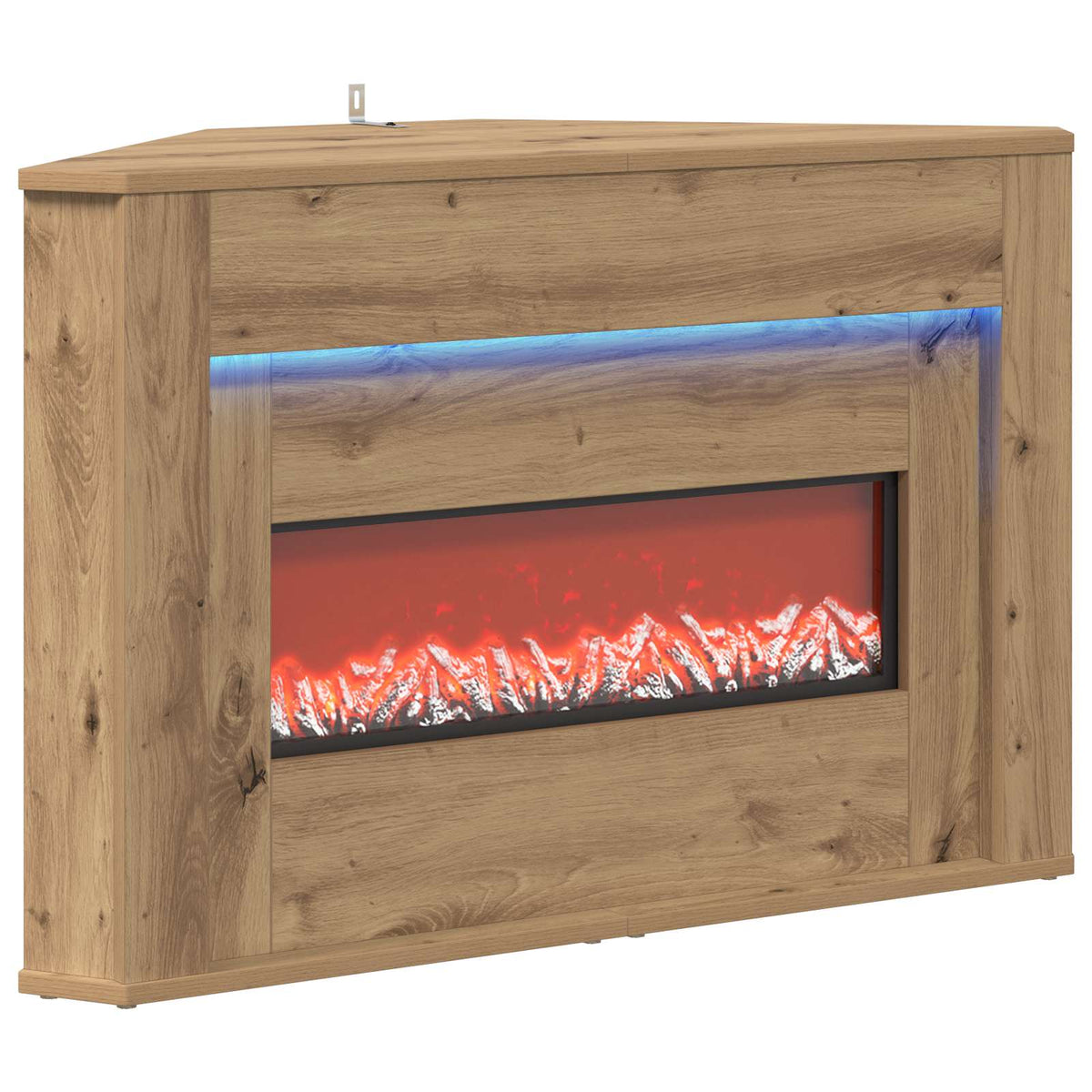 Τζάκι με ταινία LED Artisan Δρυς 95 x 42,5 x 60 cm - Pakobazaar