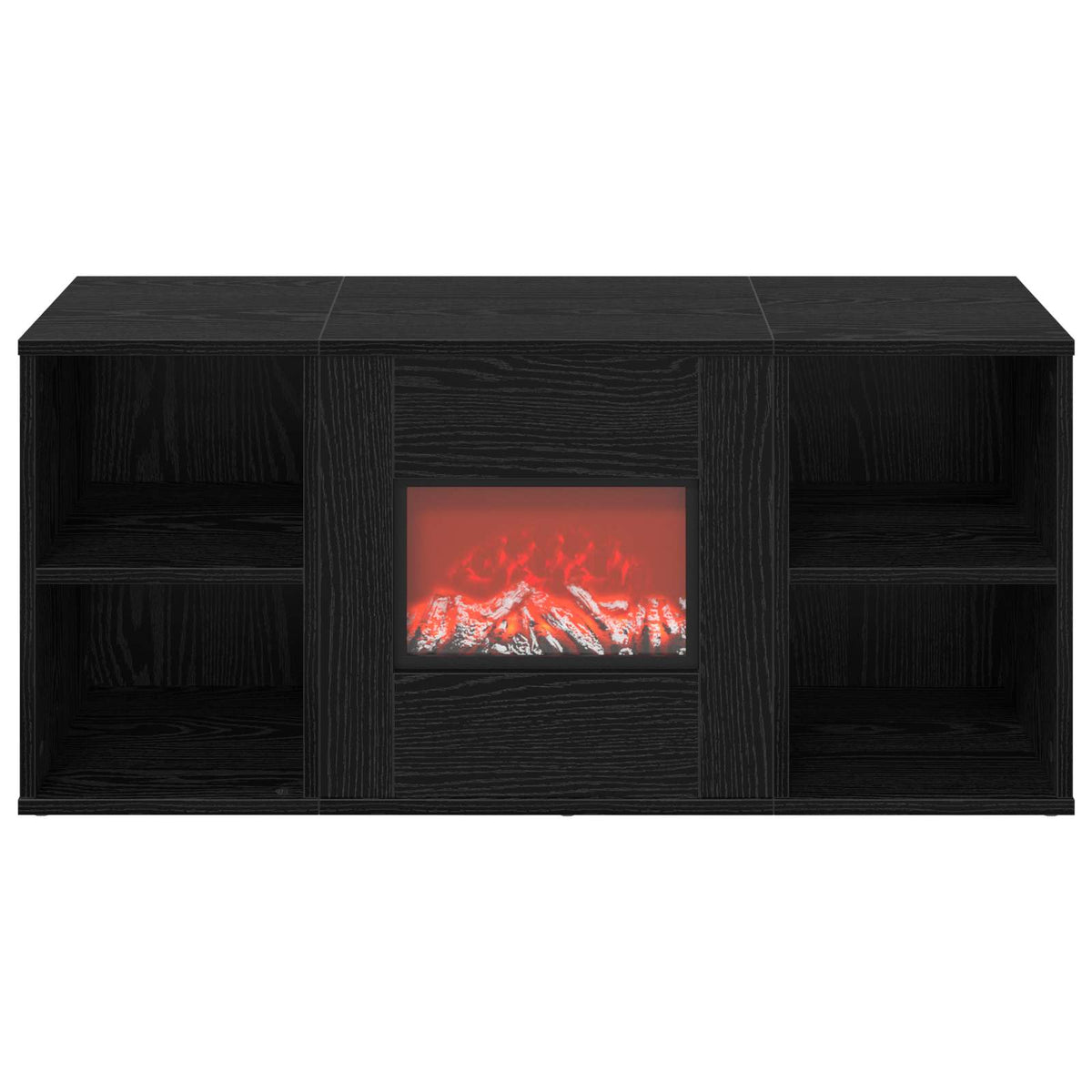 Ηλεκτρικό τζάκι Μαύρη Δρυς 100 x 37 x 45,5 cm - Pakobazaar