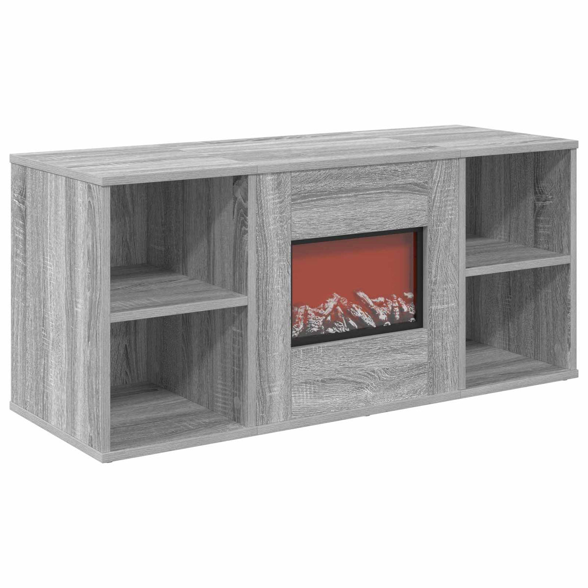 Ηλεκτρικό τζάκι Γκρι Sonoma 100 x 37 x 45,5 cm - Pakobazaar