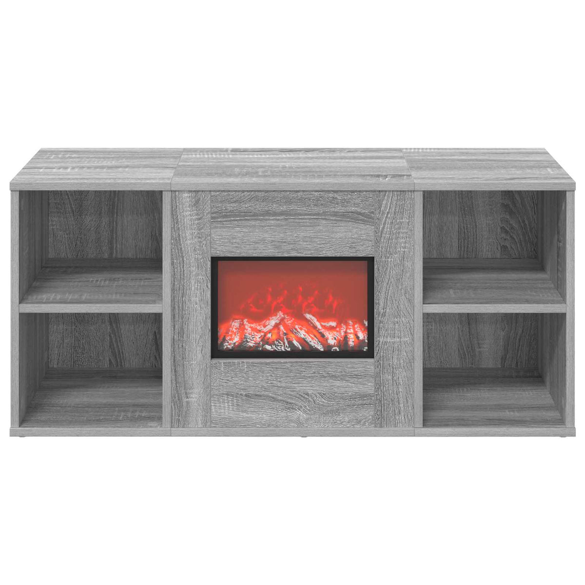 Ηλεκτρικό τζάκι Γκρι Sonoma 100 x 37 x 45,5 cm - Pakobazaar