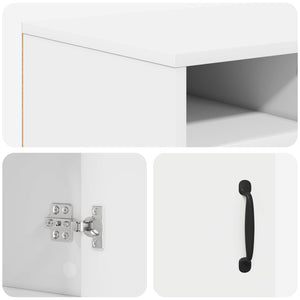 Ηλεκτρικό τζάκι Λευκό 100 x 33 x 55 cm Επεξεργασμένο ξύλο