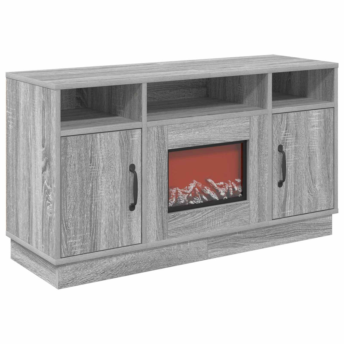 Ηλεκτρικό τζάκι Γκρι Sonoma 100 x 33 x 55 cm Επεξεργασμένο ξύλο
