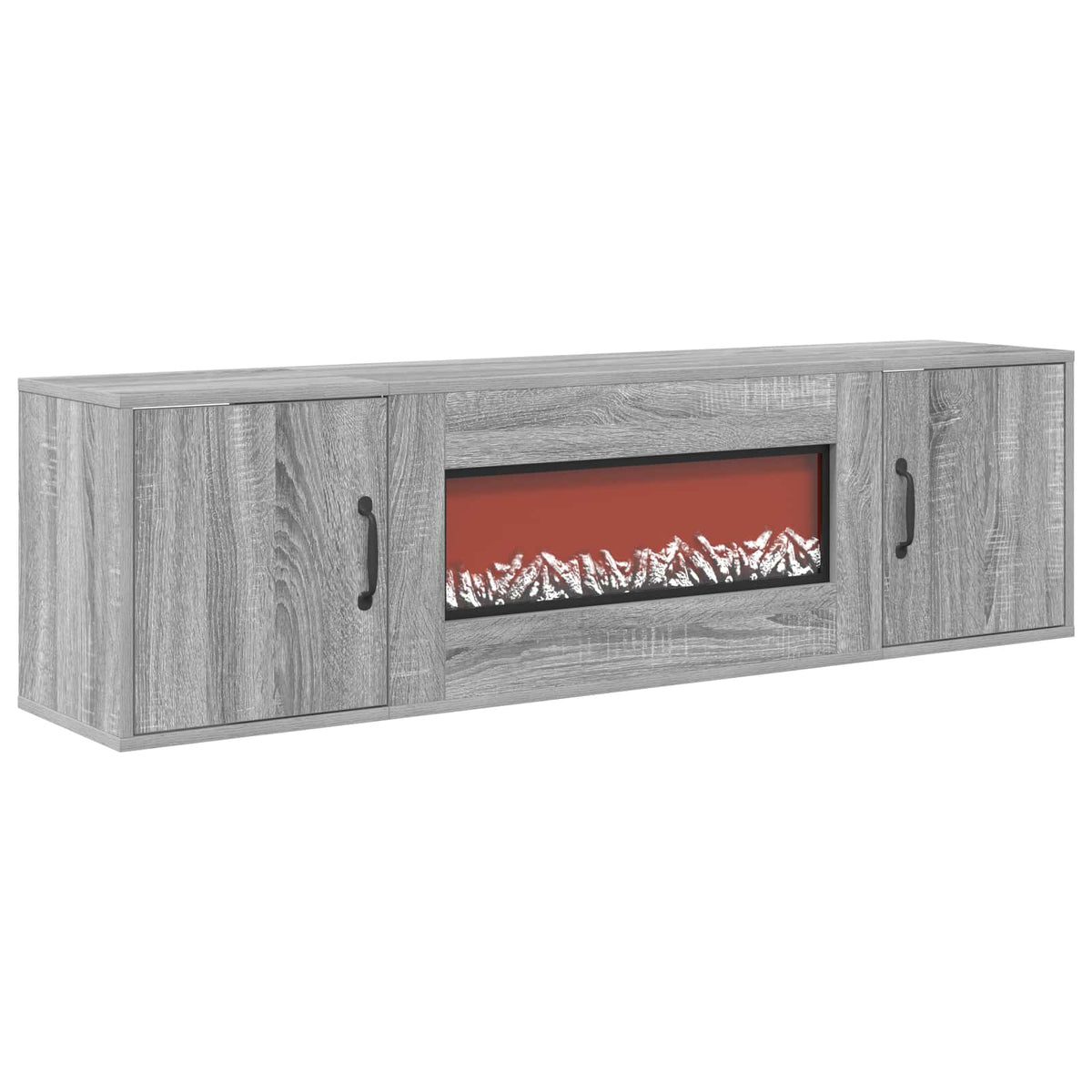 Ηλεκτρικό τζάκι Γκρι Sonoma 140,5 x 30 x 39 cm - Pakobazaar