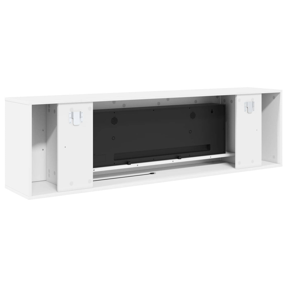 Ηλεκτρικό τζάκι Λευκό 155 x 30 x 44 cm Επεξεργασμένο ξύλο - Pakobazaar