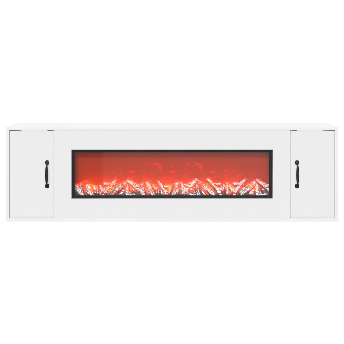 Ηλεκτρικό τζάκι Λευκό 155 x 30 x 44 cm Επεξεργασμένο ξύλο - Pakobazaar