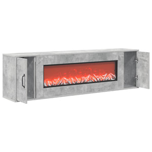 Ηλεκτρικό τζάκι Σκυρόδεμα 155 x 30 x 44 cm Επεξεργασμένο ξύλο - Pakobazaar