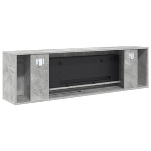Ηλεκτρικό τζάκι Σκυρόδεμα 155 x 30 x 44 cm Επεξεργασμένο ξύλο - Pakobazaar