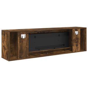 Ηλεκτρικό τζάκι Καπνισμένο Ξύλο Δρυός 155 x 30 x 44 cm - Pakobazaar