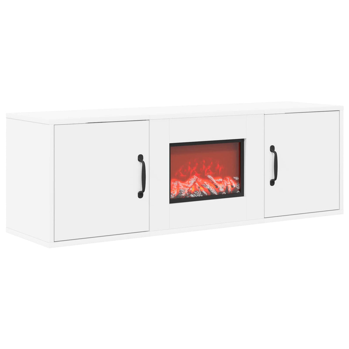 Ηλεκτρικό τζάκι Λευκό 110 x 30 x 36,5 cm Επεξεργασμένο ξύλο - Pakobazaar