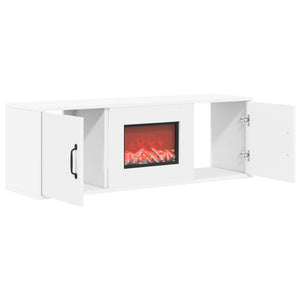 Ηλεκτρικό τζάκι Λευκό 110 x 30 x 36,5 cm Επεξεργασμένο ξύλο - Pakobazaar