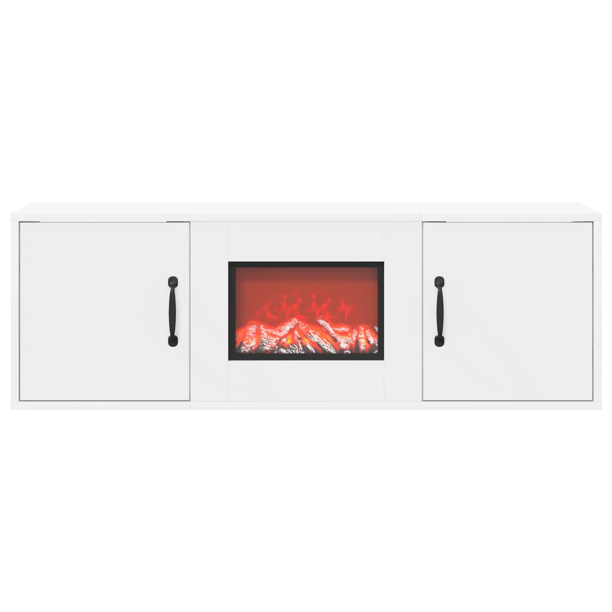 Ηλεκτρικό τζάκι Λευκό 110 x 30 x 36,5 cm Επεξεργασμένο ξύλο - Pakobazaar