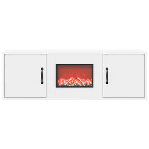 Ηλεκτρικό τζάκι Λευκό 110 x 30 x 36,5 cm Επεξεργασμένο ξύλο - Pakobazaar