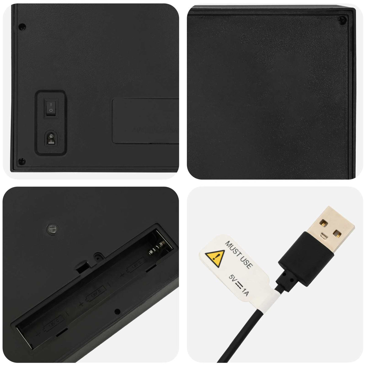 Ηλεκτρικό τζάκι Μαύρη Δρυς 110 x 30 x 36,5 cm - Pakobazaar