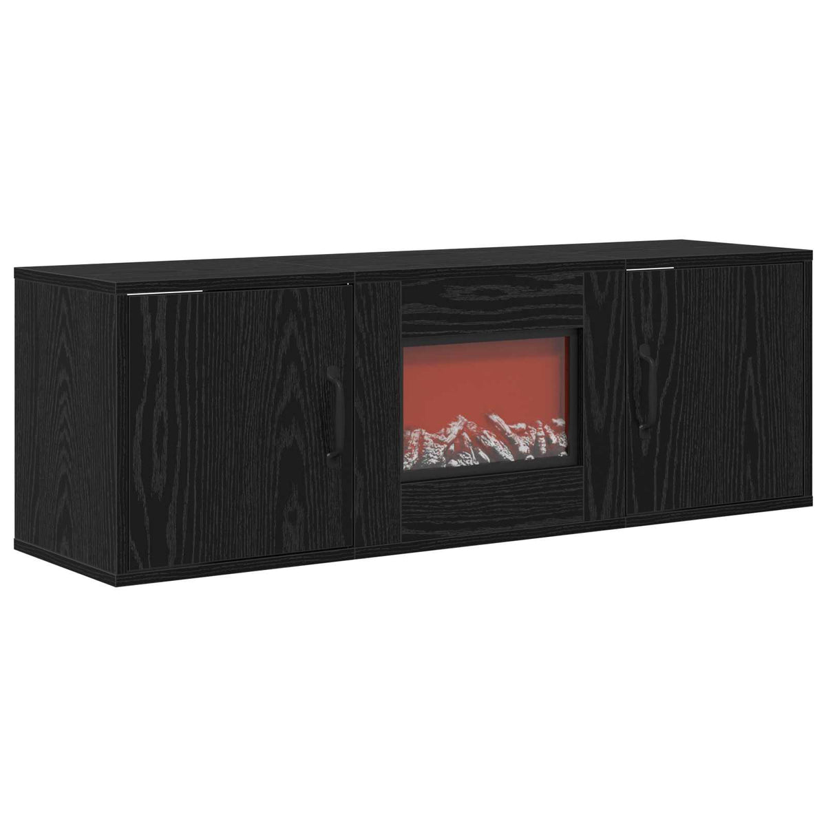 Ηλεκτρικό τζάκι Μαύρη Δρυς 110 x 30 x 36,5 cm - Pakobazaar