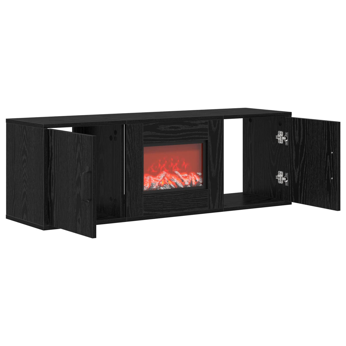 Ηλεκτρικό τζάκι Μαύρη Δρυς 110 x 30 x 36,5 cm - Pakobazaar