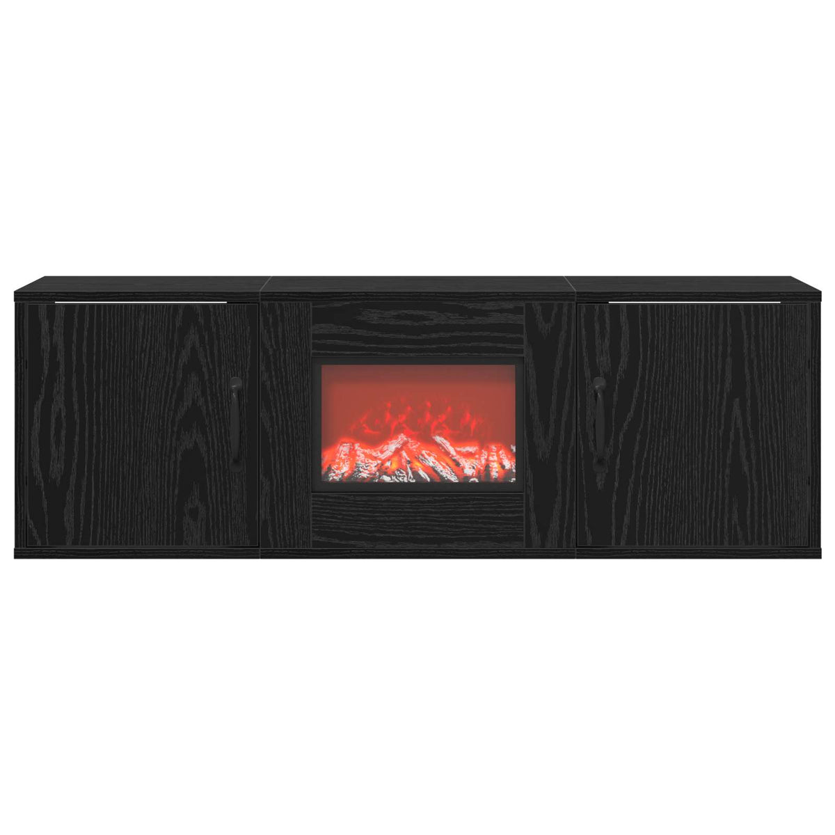 Ηλεκτρικό τζάκι Μαύρη Δρυς 110 x 30 x 36,5 cm - Pakobazaar