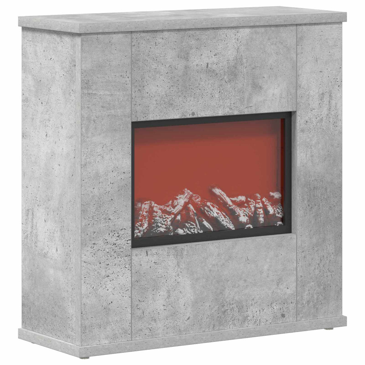 Ηλεκτρικό τζάκι Σκυρόδεμα 47 x 18 x 48 cm Επεξεργασμένο ξύλο - Pakobazaar
