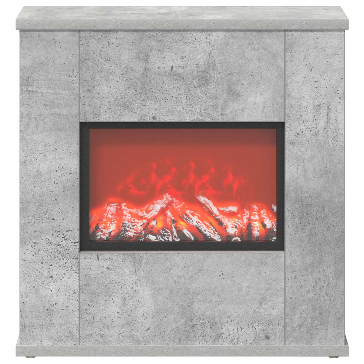 Ηλεκτρικό τζάκι Σκυρόδεμα 47 x 18 x 48 cm Επεξεργασμένο ξύλο - Pakobazaar
