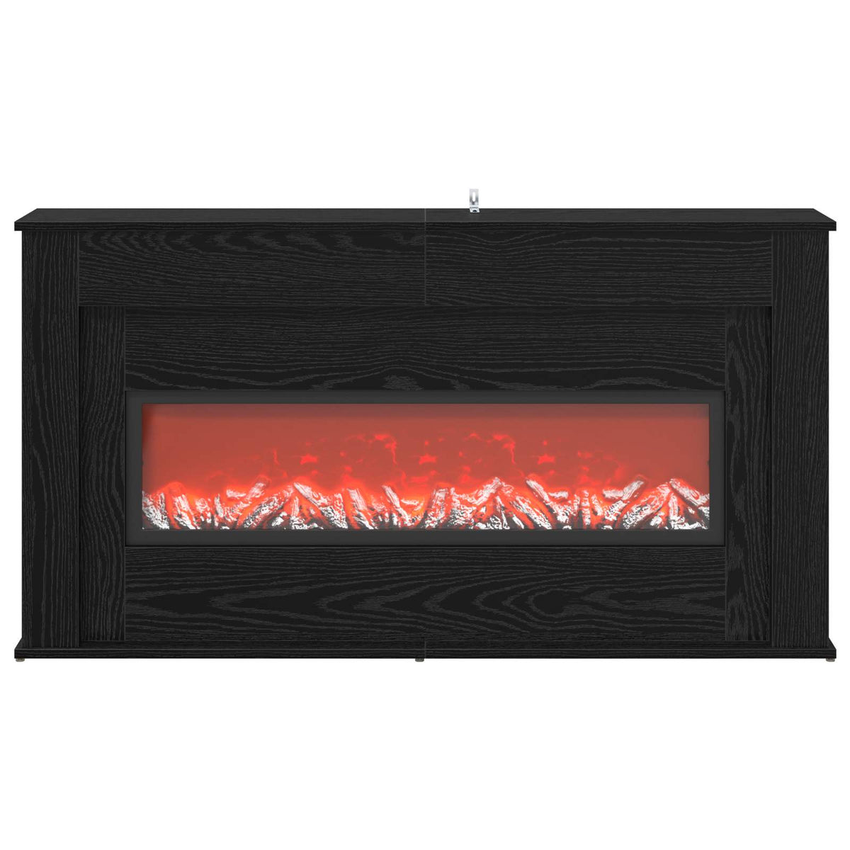 Τζάκι με ταινία LED Μαύρη Δρυς 130 x 20 x 69,5 cm - Pakobazaar