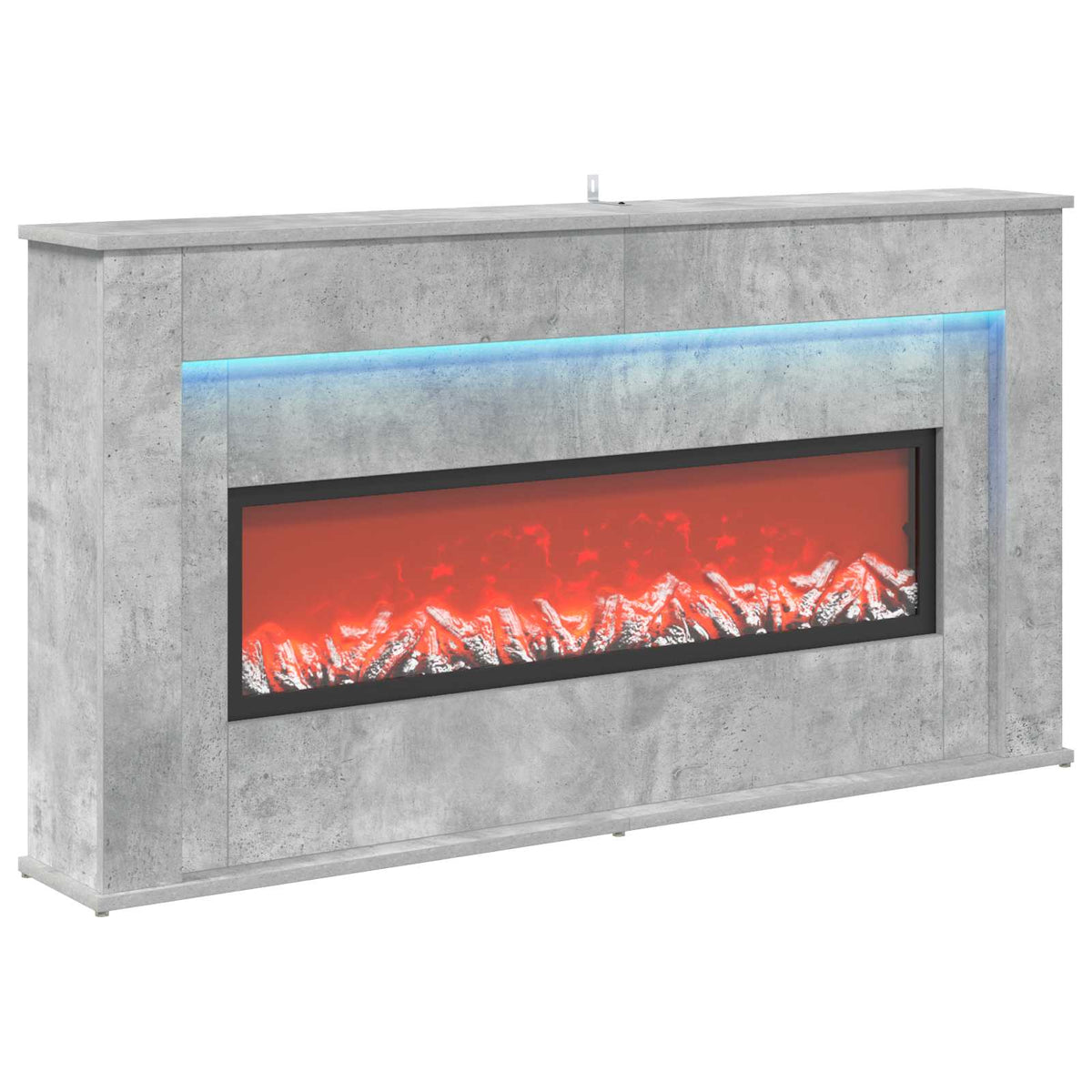 Τζάκι με ταινία LED Σκυρόδεμα 130 x 20 x 69,5 cm - Pakobazaar