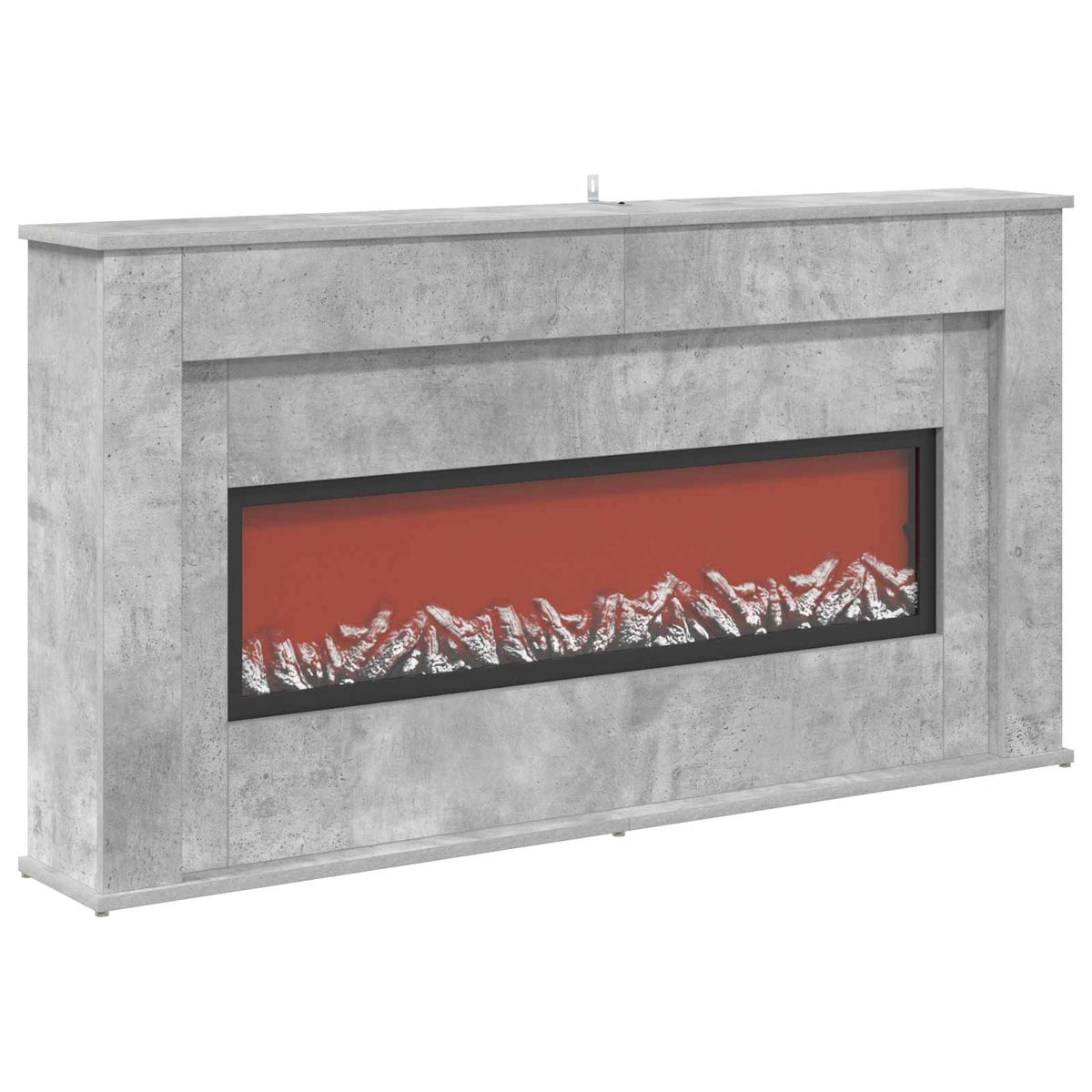 Τζάκι με ταινία LED Σκυρόδεμα 130 x 20 x 69,5 cm - Pakobazaar
