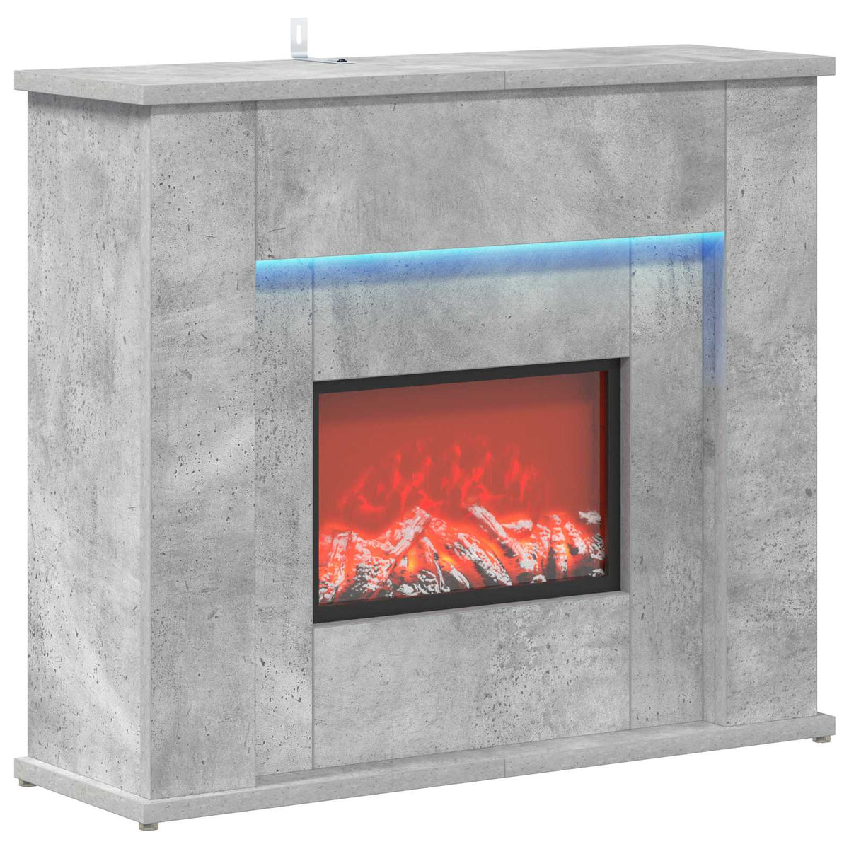 Τζάκι με ταινία LED Σκυρόδεμα 63 x 20 x 54,5 cm - Pakobazaar