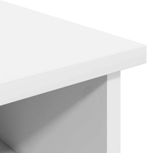 Ηλεκτρικό τζάκι Λευκό 140 x 30 x 67 cm Επεξεργασμένο ξύλο