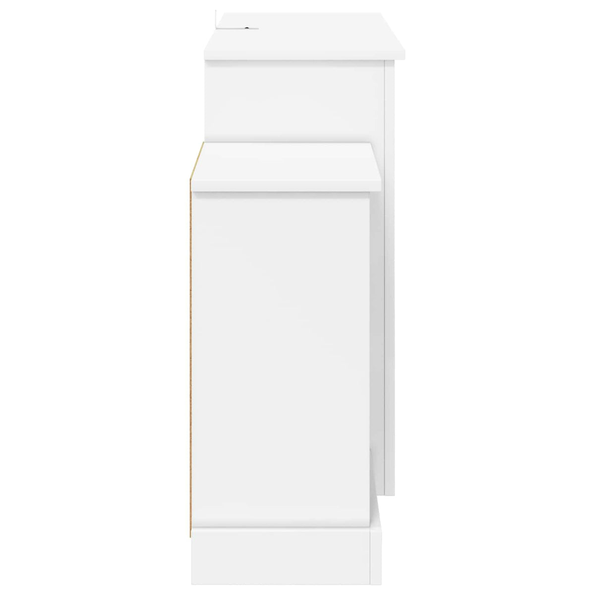 Ηλεκτρικό τζάκι Λευκό 140 x 30 x 67 cm Επεξεργασμένο ξύλο
