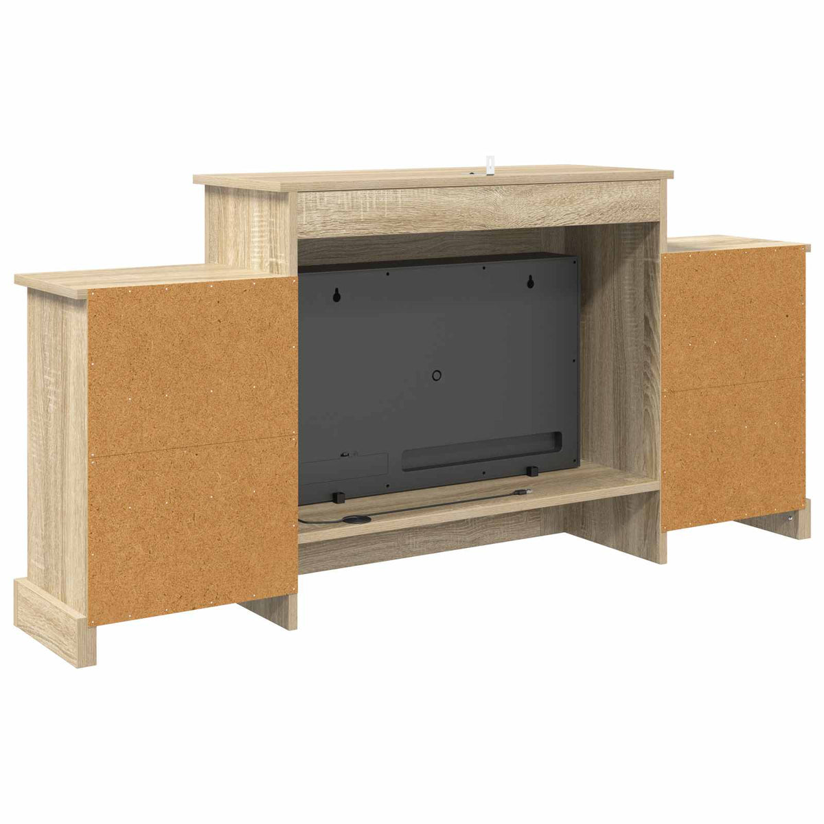Ηλεκτρικό τζάκι Sonoma 140 x 30 x 67 cm Επεξεργασμένο ξύλο