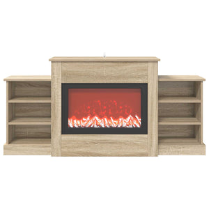 Ηλεκτρικό τζάκι Sonoma 140 x 30 x 67 cm Επεξεργασμένο ξύλο