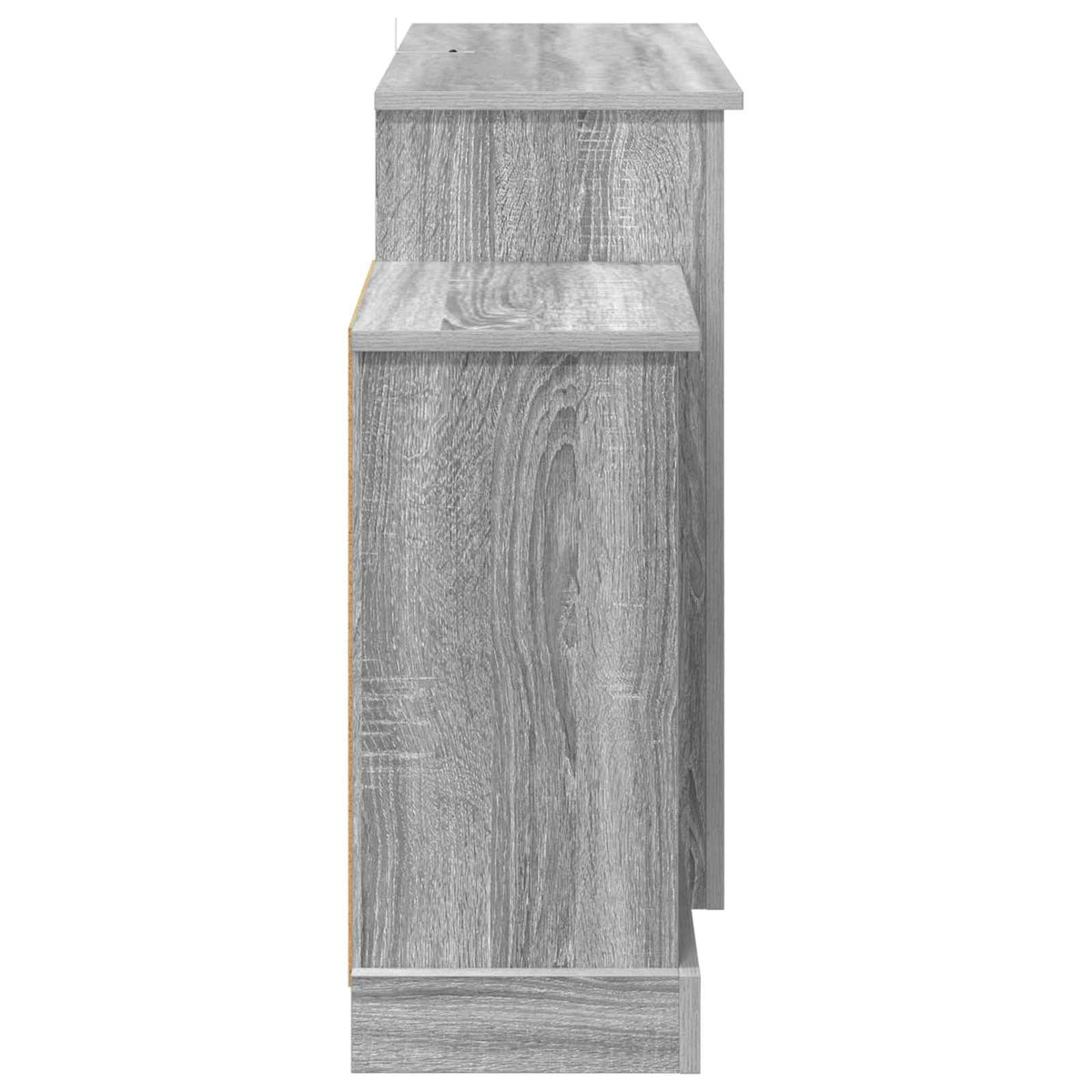 Ηλεκτρικό τζάκι Γκρι Sonoma 140 x 30 x 67 cm Επεξεργασμένο ξύλο - Pakobazaar