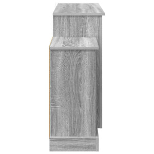 Ηλεκτρικό τζάκι Γκρι Sonoma 140 x 30 x 67 cm Επεξεργασμένο ξύλο - Pakobazaar