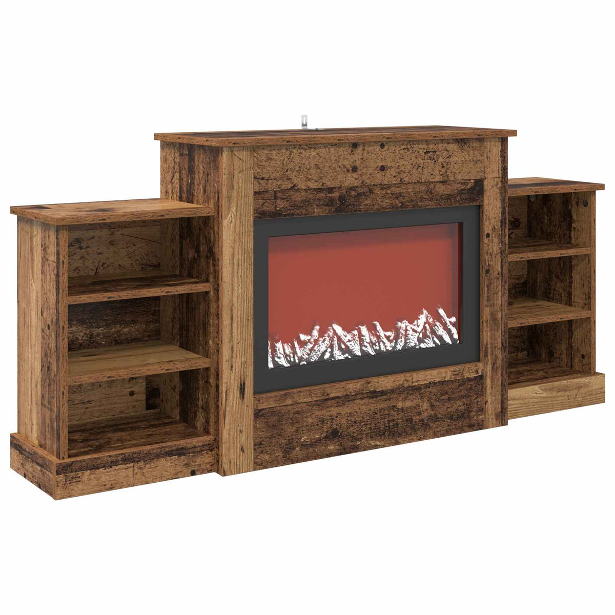 Ηλεκτρικό τζάκι Παλαιωμένο ξύλο 140 x 30 x 67 cm - Pakobazaar