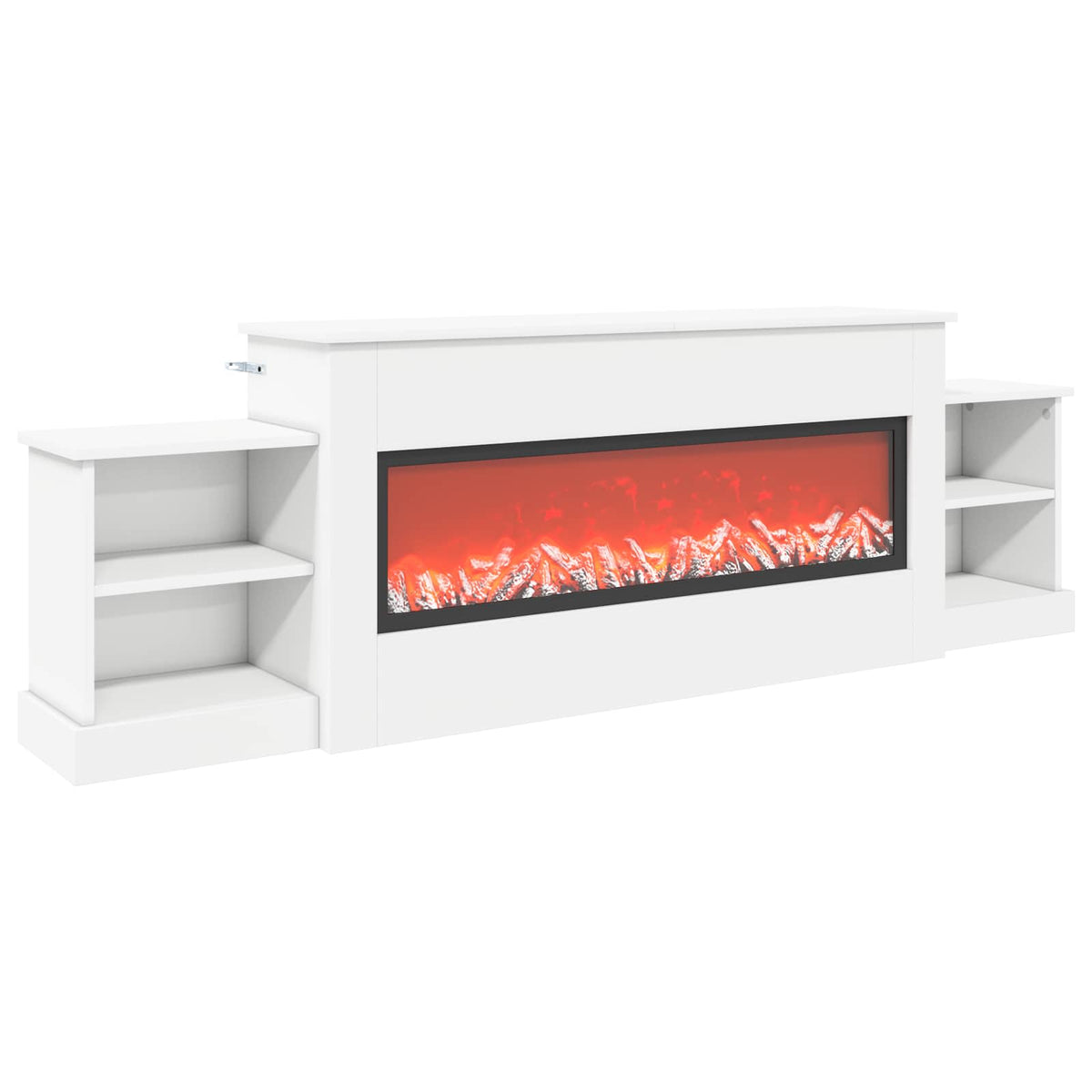 Ηλεκτρικό τζάκι Λευκό 177 x 30 x 56,5 cm Επεξεργασμένο ξύλο - Pakobazaar