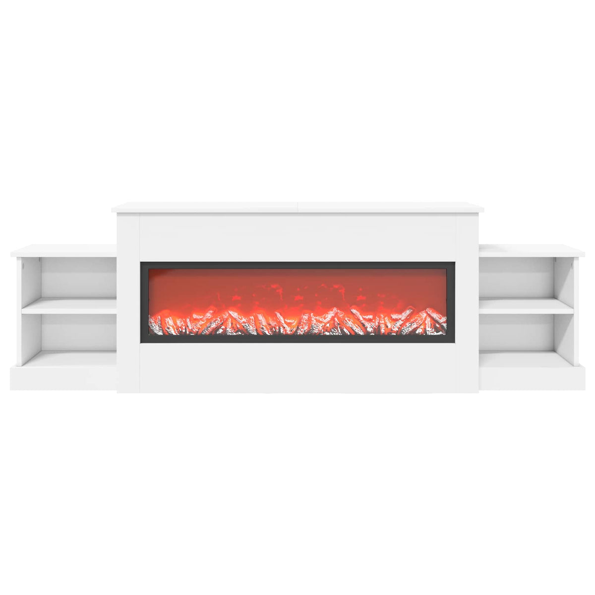 Ηλεκτρικό τζάκι Λευκό 177 x 30 x 56,5 cm Επεξεργασμένο ξύλο - Pakobazaar