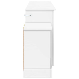 Ηλεκτρικό τζάκι Λευκό 177 x 30 x 56,5 cm Επεξεργασμένο ξύλο - Pakobazaar